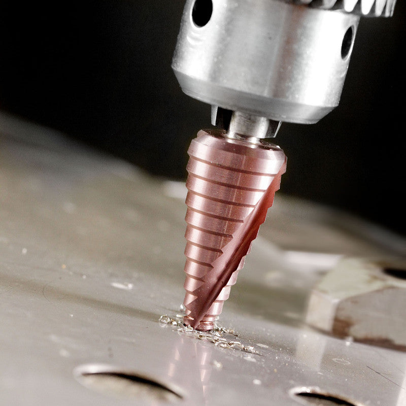 Broca Fresa Escalonada HSS Titanio 4 mm Diager