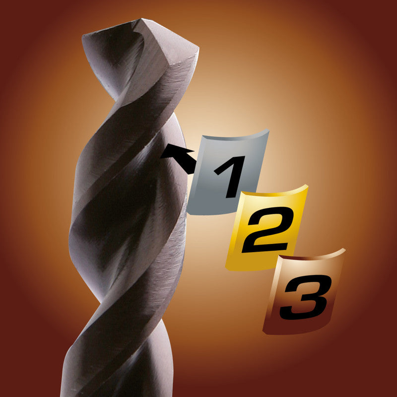 Broca Metal HSS G3 Recubrimiento Multicapa Titanio Diager