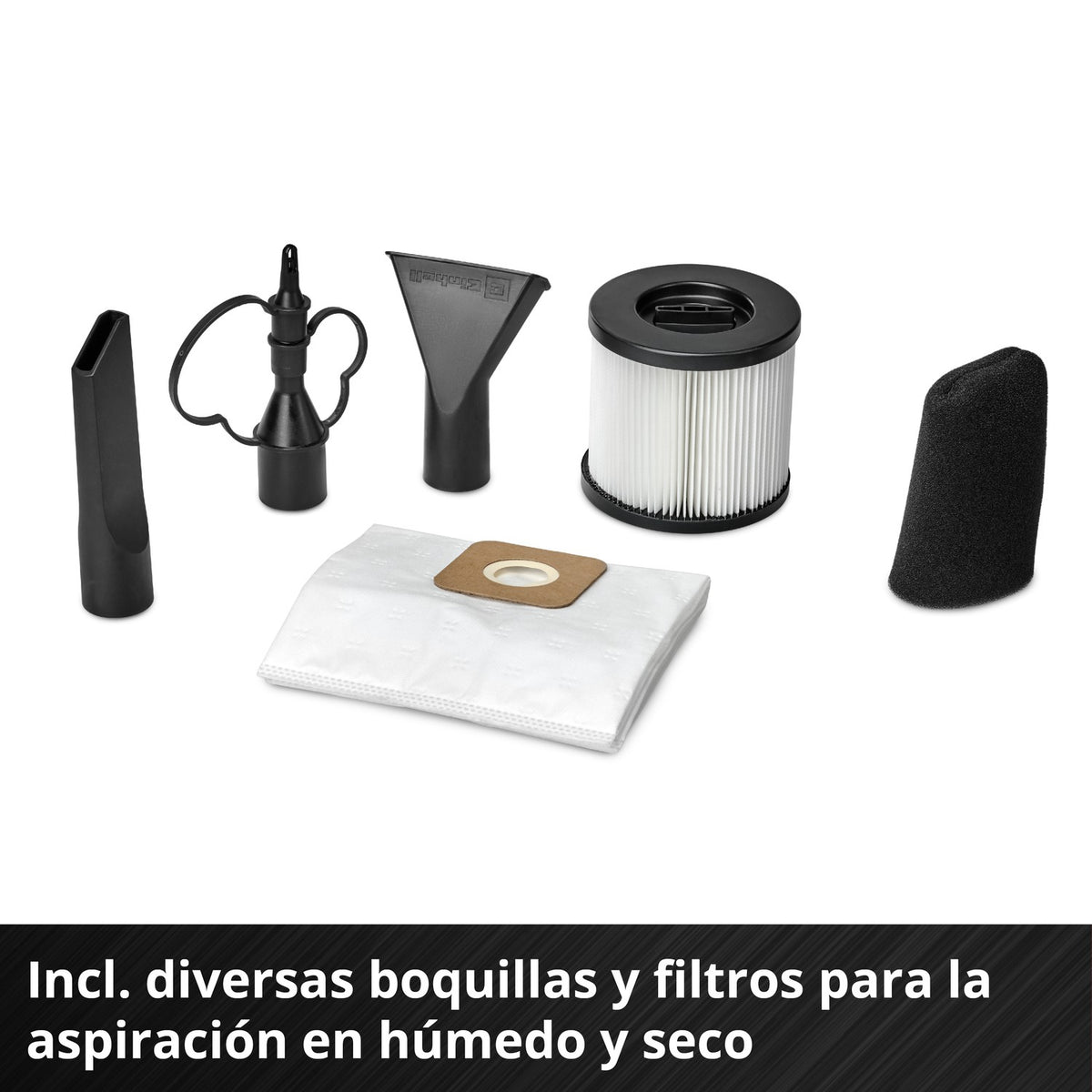 Aspiradora Polvo y Agua Inalámbrica 18V 10 L TP-VC 18/10 Solo Einhell - detalle 2