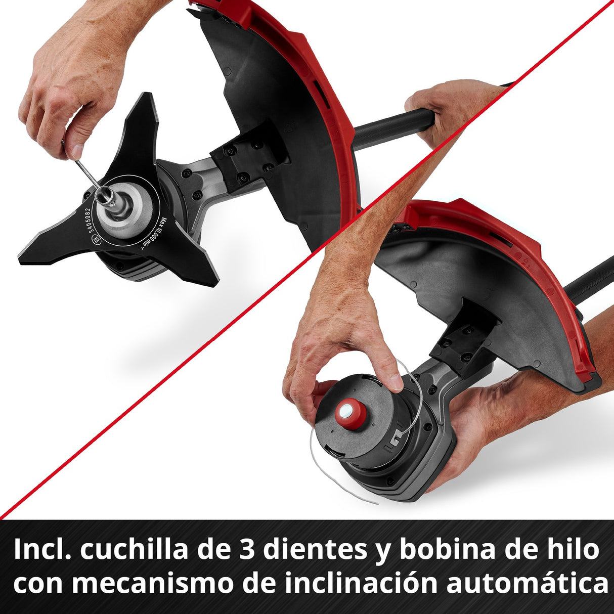 Desbrozadora Inalámbrica 2x18V 430 mm GP-BC 36/430 Solo Einhell - detalle 7