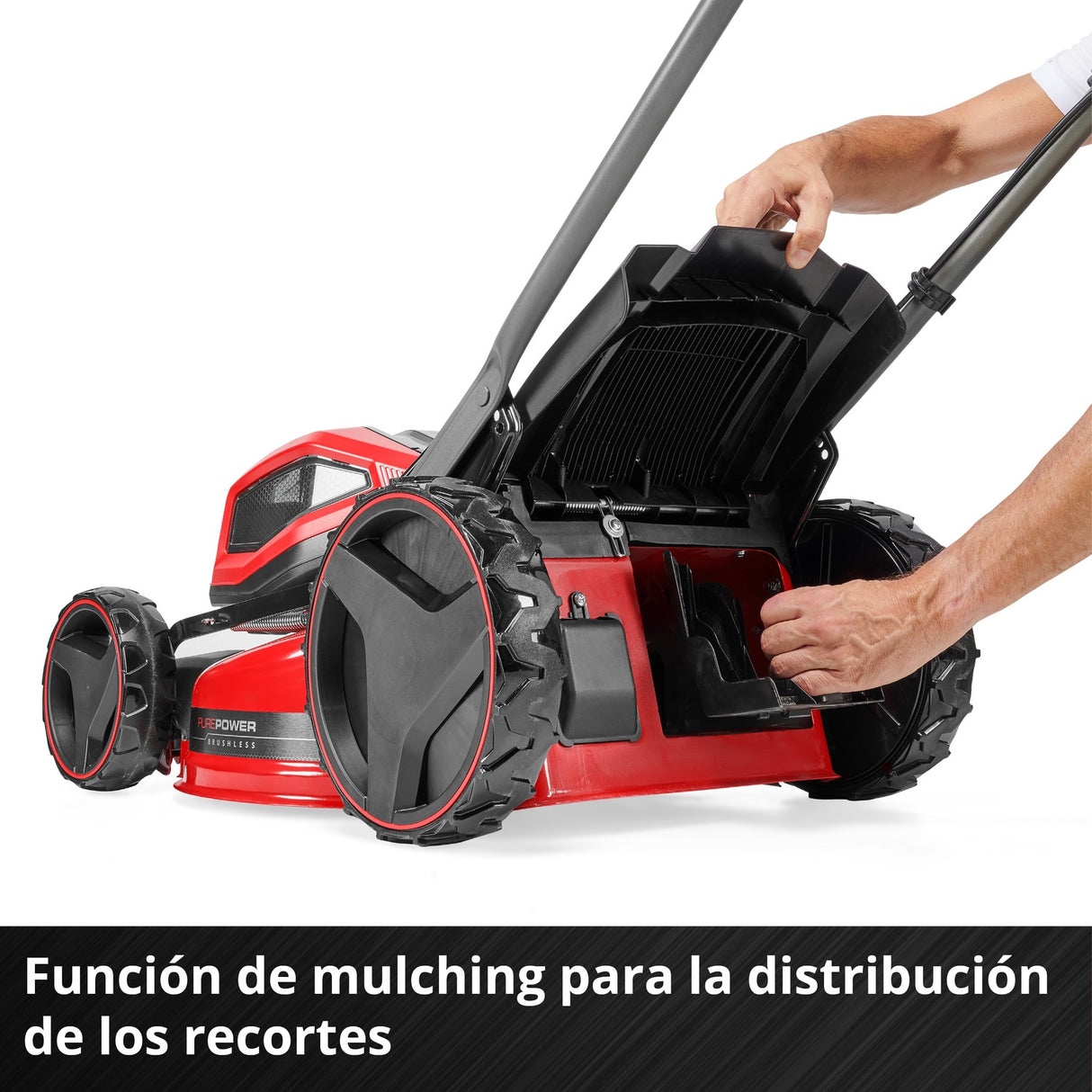 Kit Cortacésped Inalámbrico 2x18V 47 cm 65 L GP-CM 36/47 S 4x4,0Ah Einhell - detalle 6