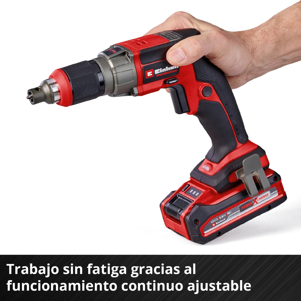 Atornillador Drywall Inalámbrico 18V 5000 rpm TP-DY 18 Li BL Solo Einhell - detalle 4