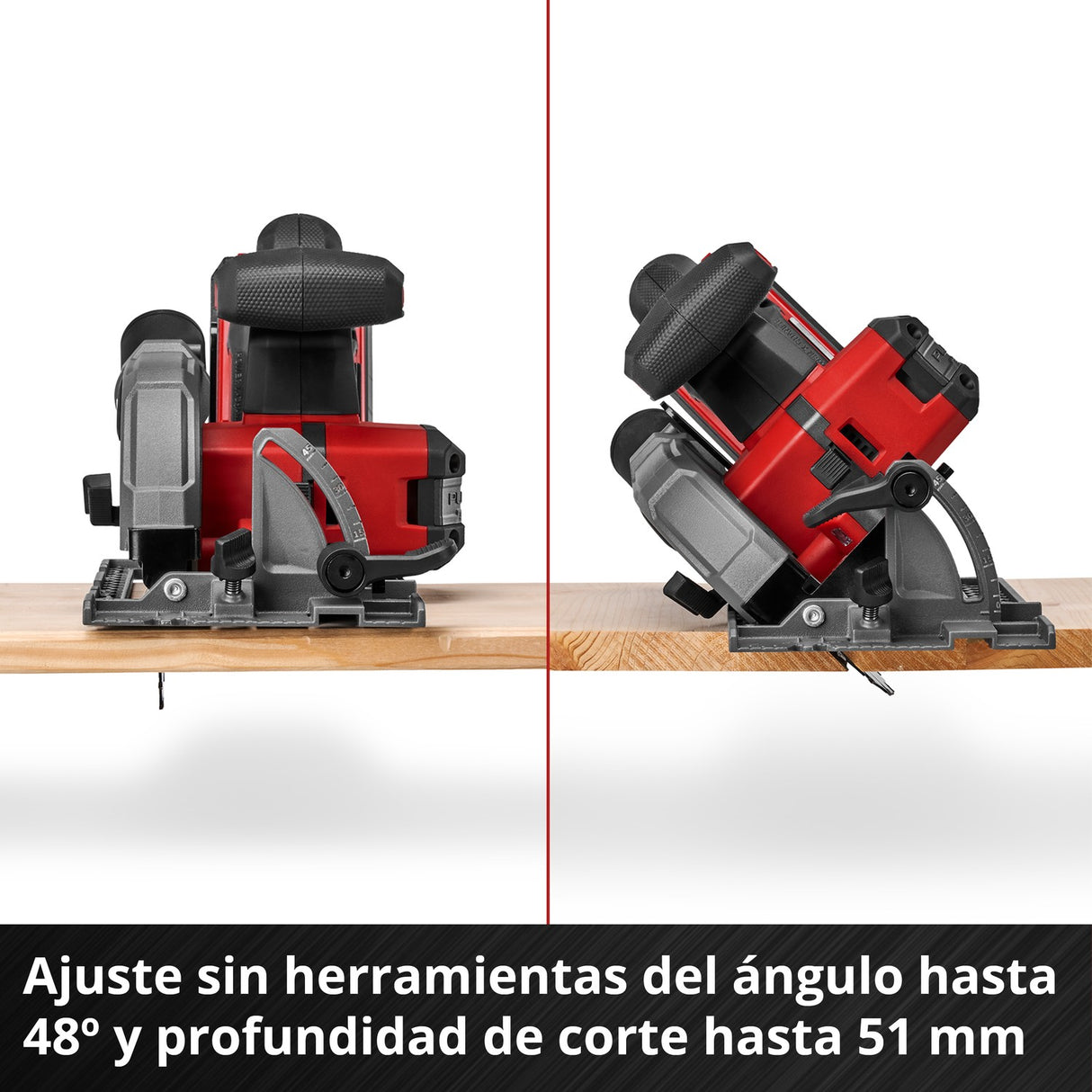 Sierra Circular Inalámbrica 18V 136 mm TP-CS 18/136-C Solo Einhell - detalle 5