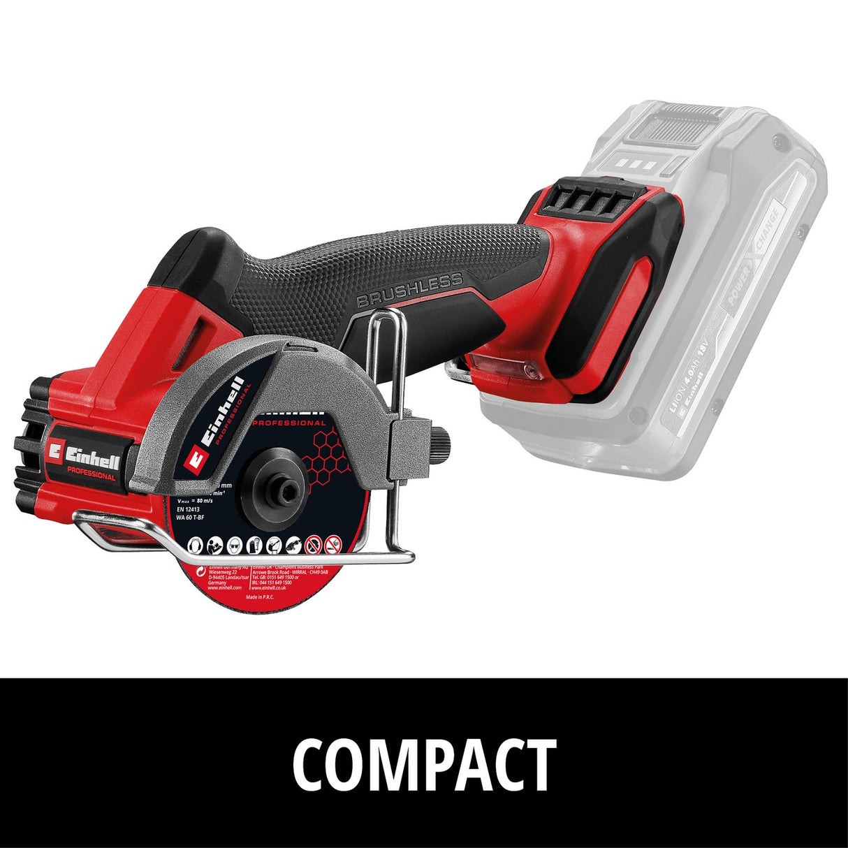Herramienta de Corte Compacta Multimaterial 18V 76 mm TP-CO 18/76-C Solo Einhell - detalle 2