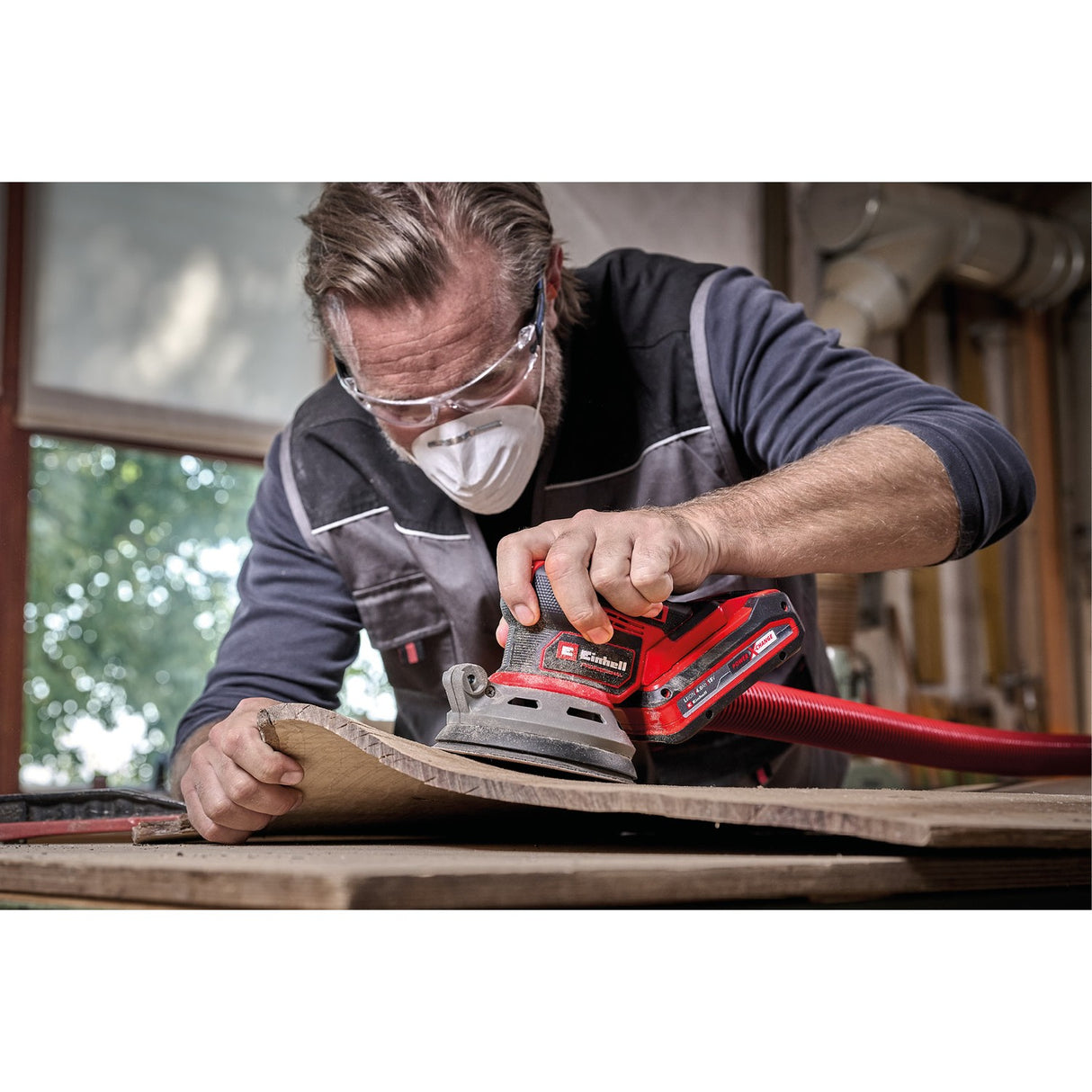Lijadora Roto Orbital Inalámbrica 18V 125 mm TP-RS 18/32 Einhell