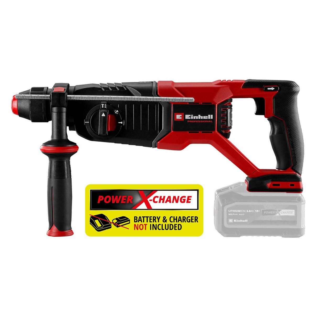 Rotomartillo Inalámbrico 18V 2,6 J 26 mm SDS-Plus TP-HD 18/26 D Einhell - detalle 3