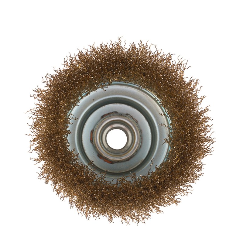 Grata Copa Alambre Ondulada Bronce Kendo