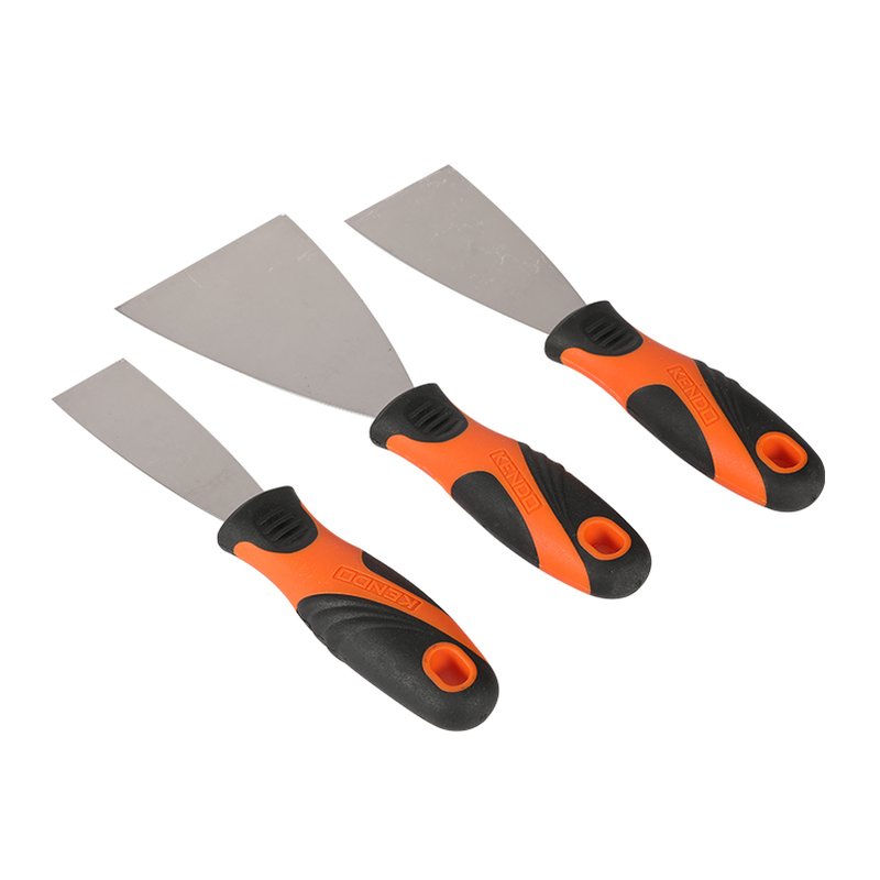 Juego Espátulas Ergonómicos 30-50-80mm 3Pzs Kendo