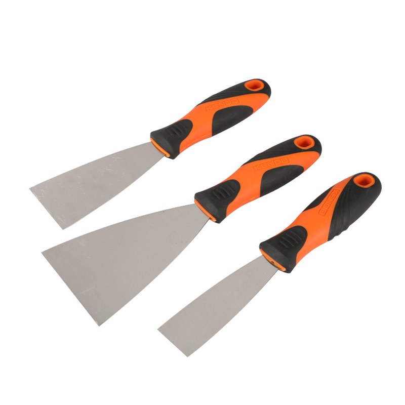 Juego Espátulas Ergonómicos 30-50-80mm 3Pzs Kendo