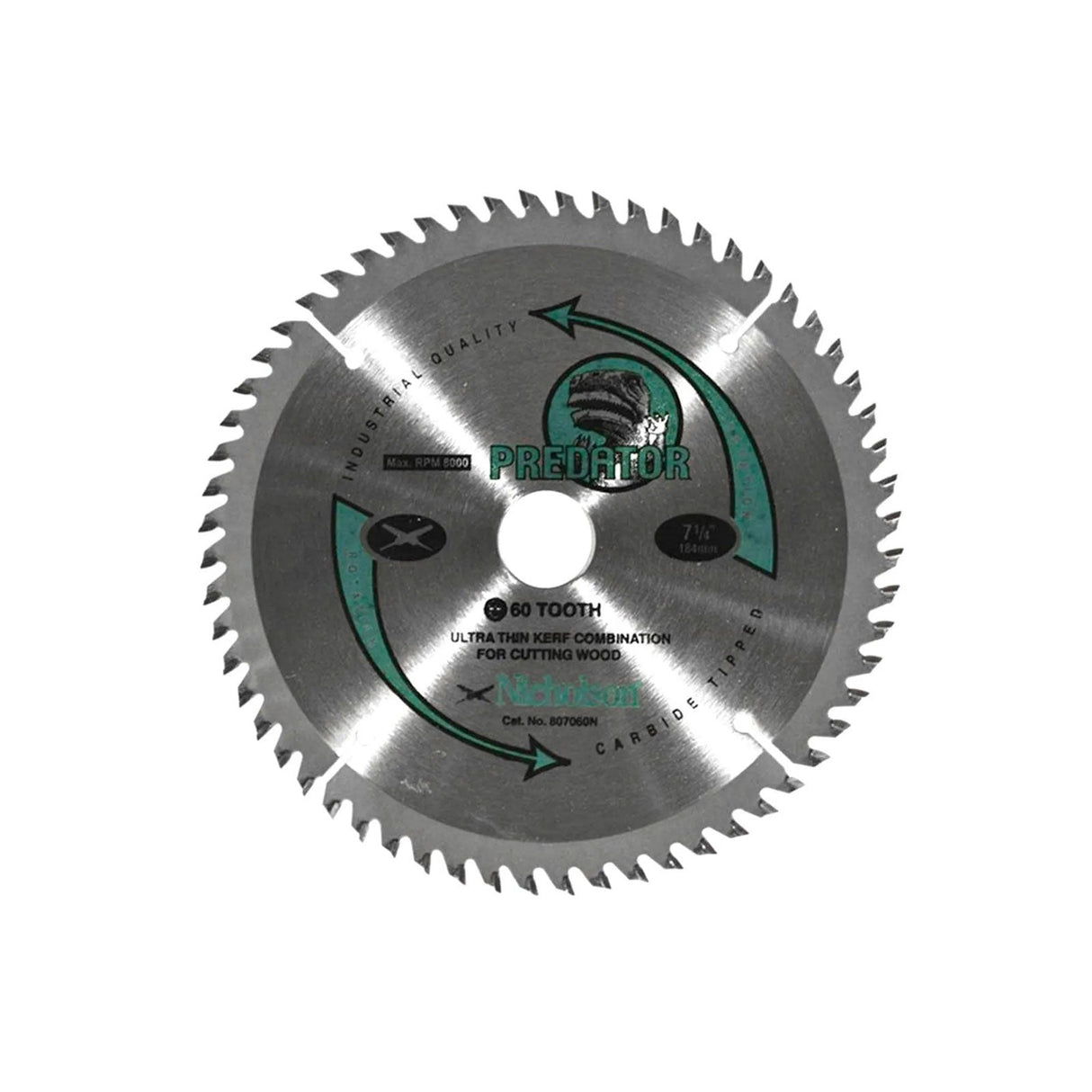 Disco De Sierra Circular Madera Predator Nicholson