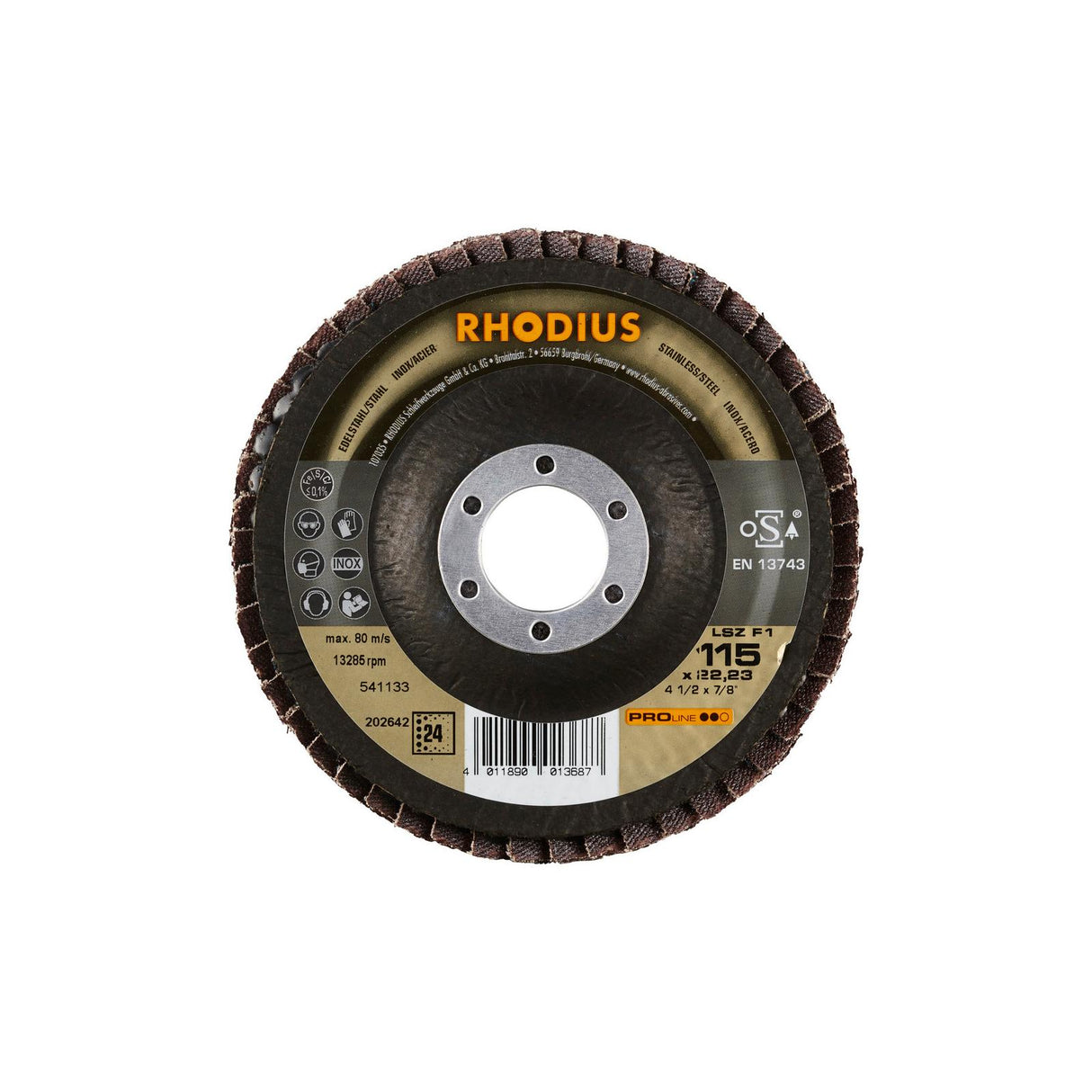 Disco Abrasivo de Lámina LSZ F1 PROline Rhodius