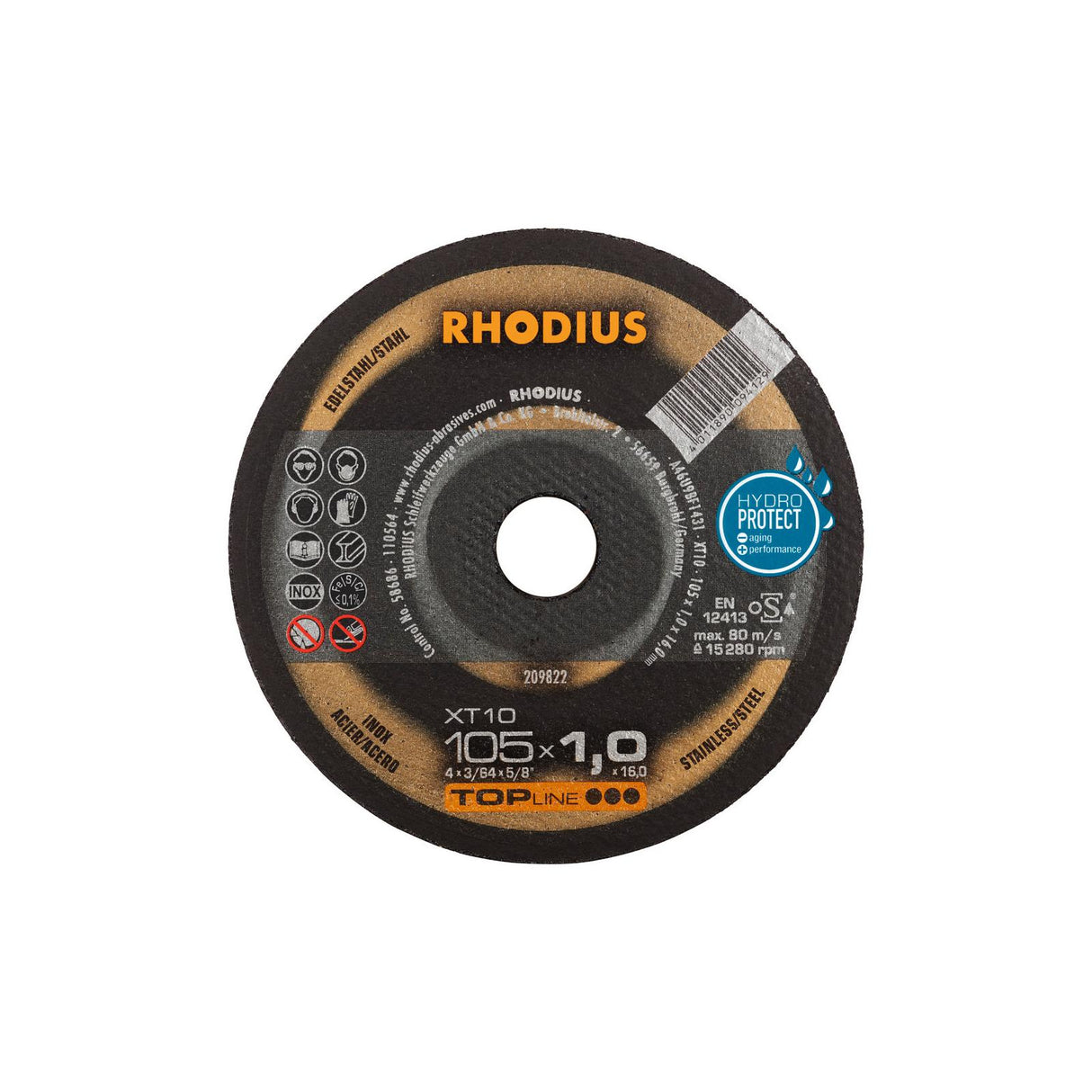 Disco De Corte Extrafino XT10 TOPline Rhodius