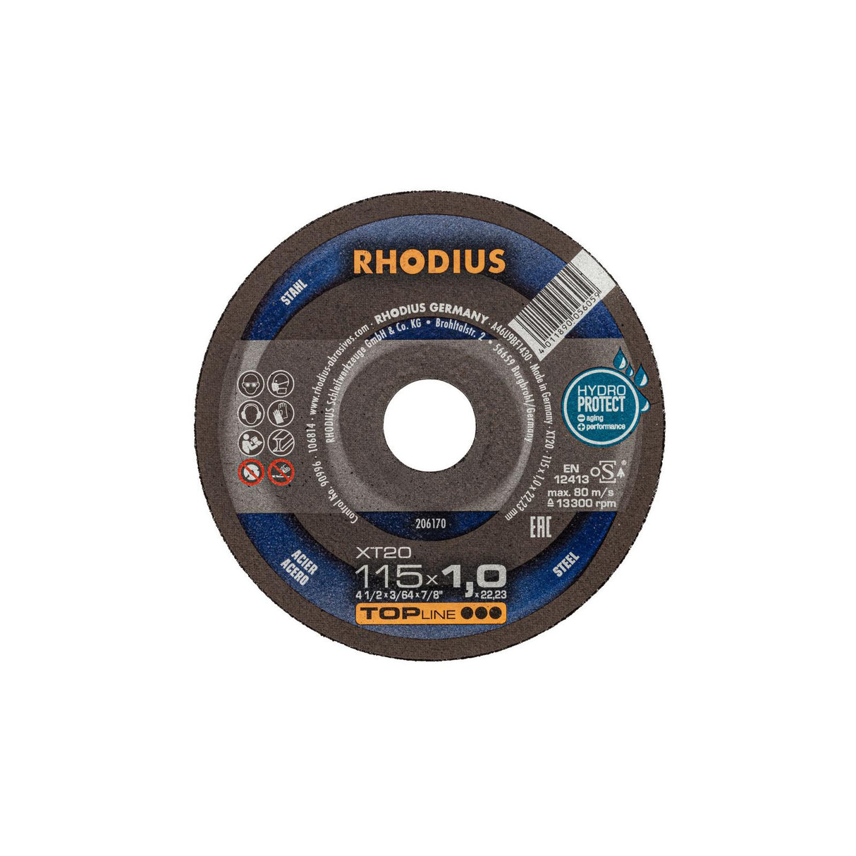 Disco De Corte Extrafino XT20 TOPline Rhodius