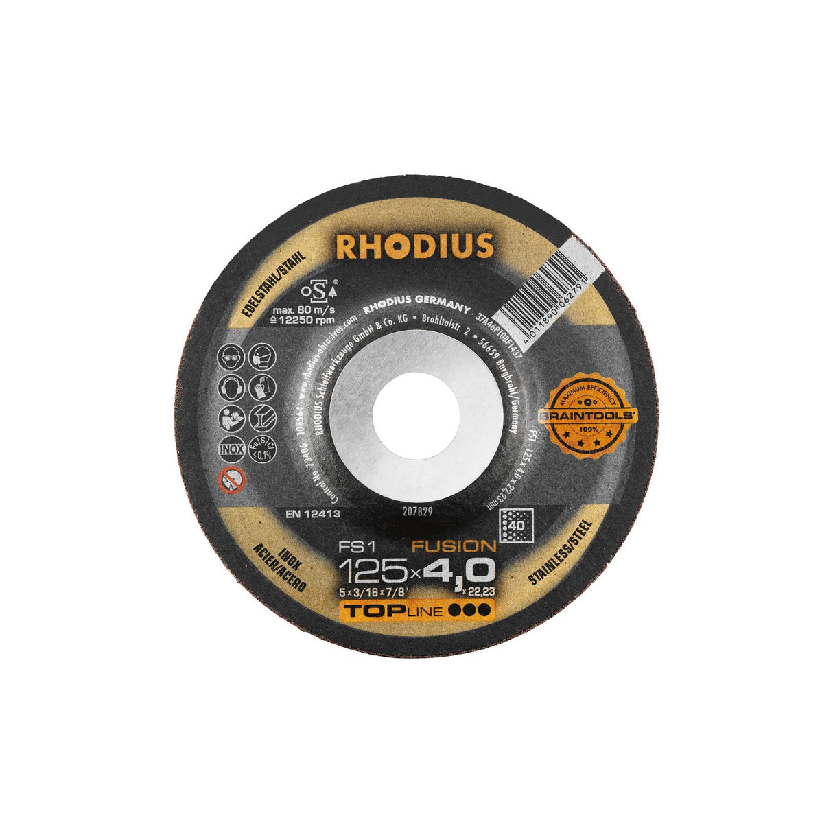 Disco De Desbaste FS1 FUSION TOPline Rhodius