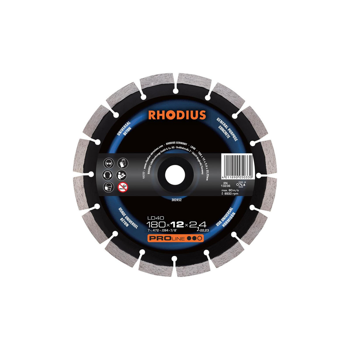 Disco De Corte Diamante LD40 PROline Rhodius