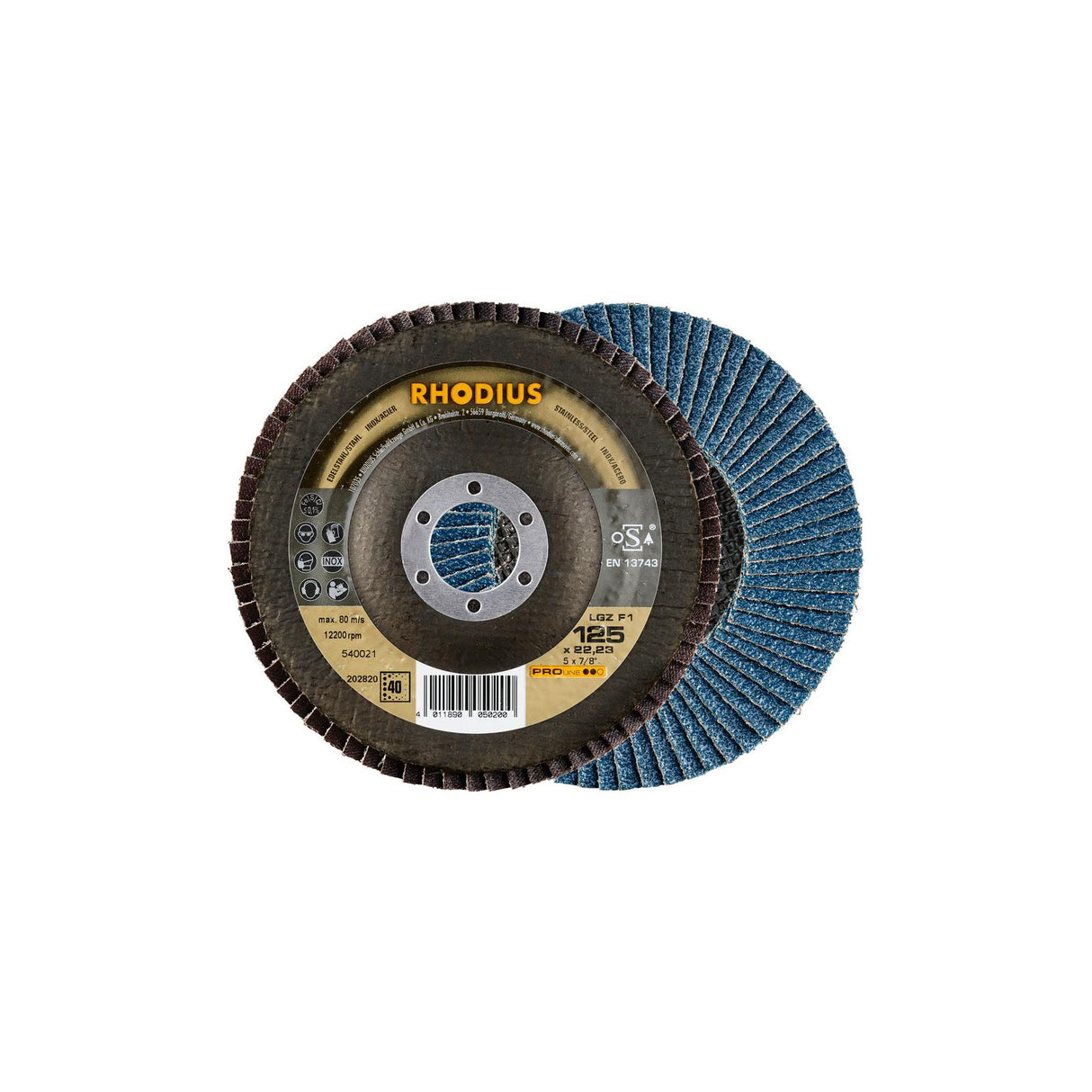 Disco Abrasivo de Lámina LGZ F1 PROline Rhodius