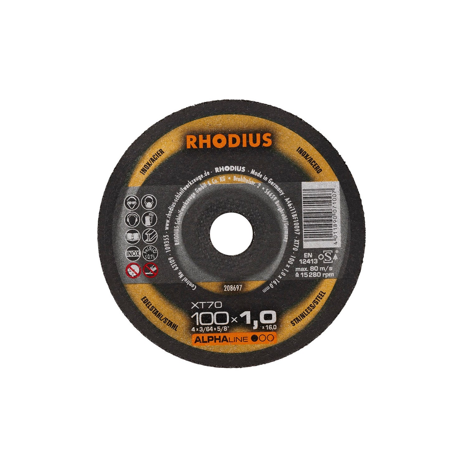 Disco De Corte Extrafino XT70 ALPHAline Rhodius