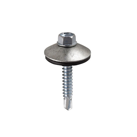 Tornillo Para Policarbonato Cabeza Hexagonal Punta Broca Zincado SafeMax