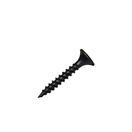 Tornillo Para Volcanita Metal Cabeza Plana Punta Fina Pavonado SafeMax