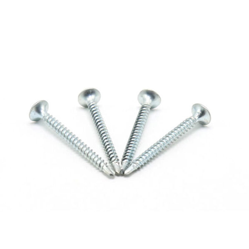 Tornillo para Volcanita Cabeza Plana Punta Broca Zincado SafeMax