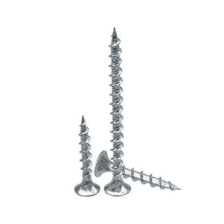 Tornillo para Volcanita Madera Cabeza Plana Punta Fina Zincado CRS SafeMax