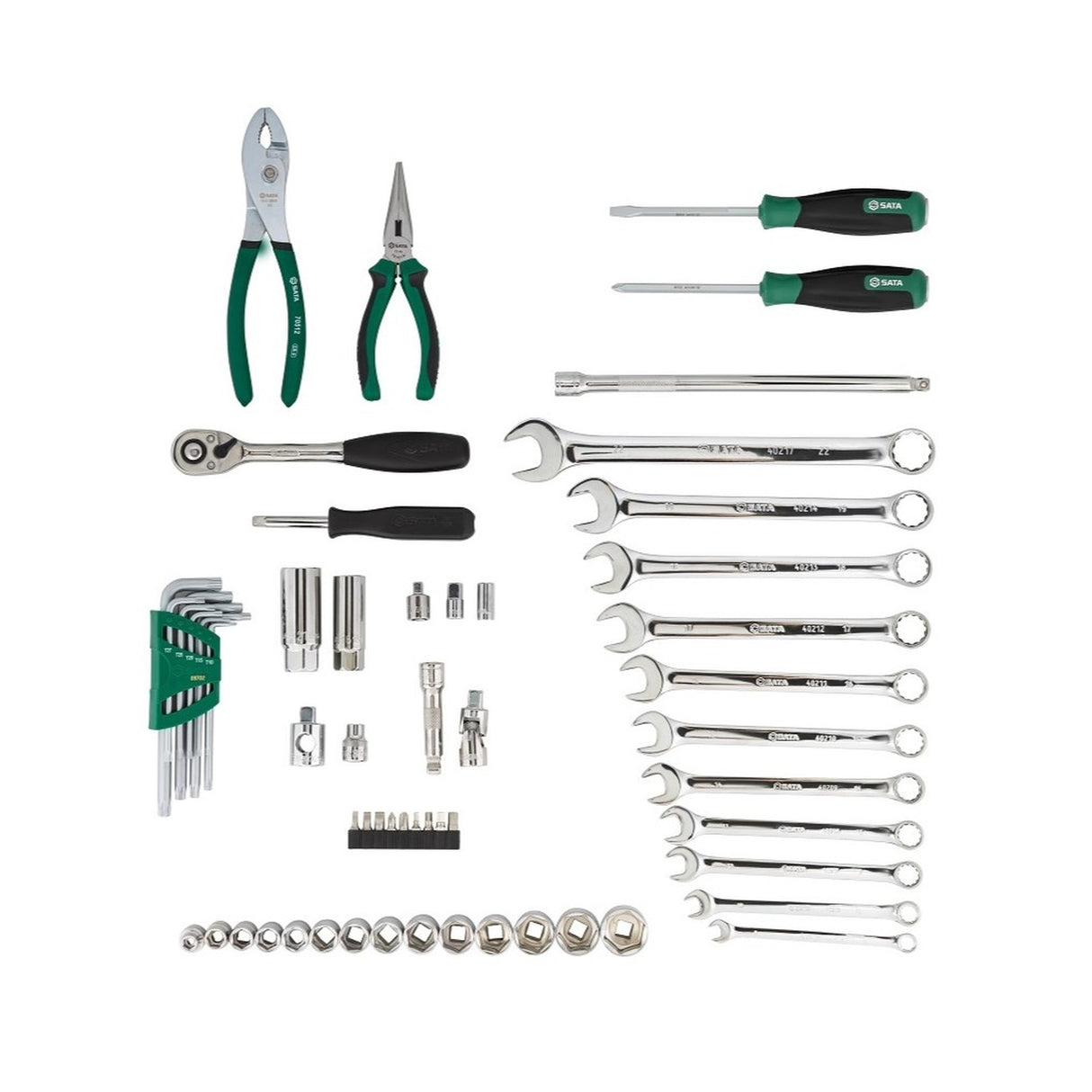 Juego Herramientas Reparación Automotriz 59Pzs Sata