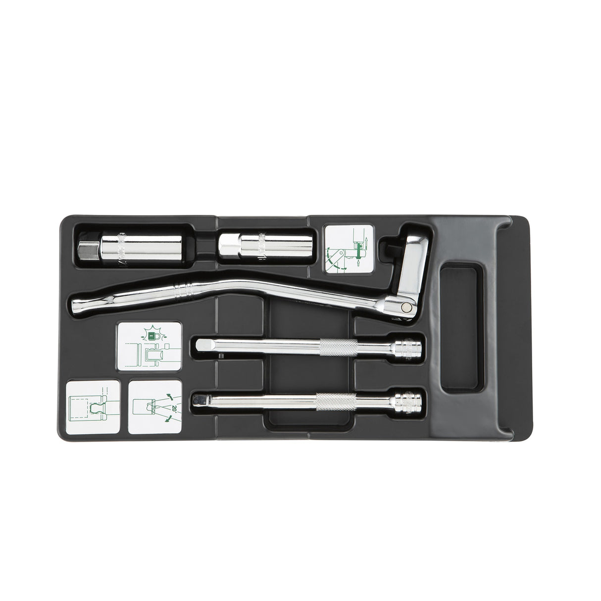 Juego Dados Punta Bujía 3/8" 5Pzs Sata