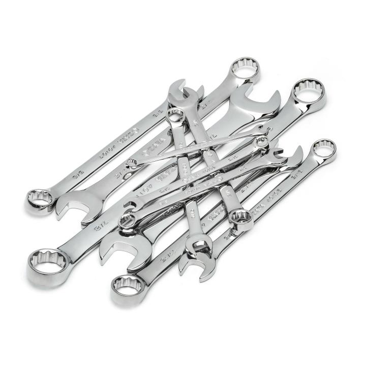 Juego Llaves Punta Corona 1/4"-7/8" 11Pzs Sata