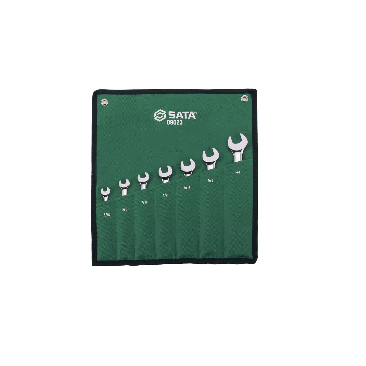 Juego Llaves Punta Corona Doble Chicharra 5/16"-3/4" 7Pzs Sata