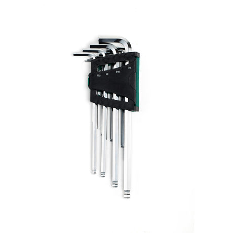 Juego Llaves Allen Punta Redonda XL 1/16"-3/8" 12Pzs Sata