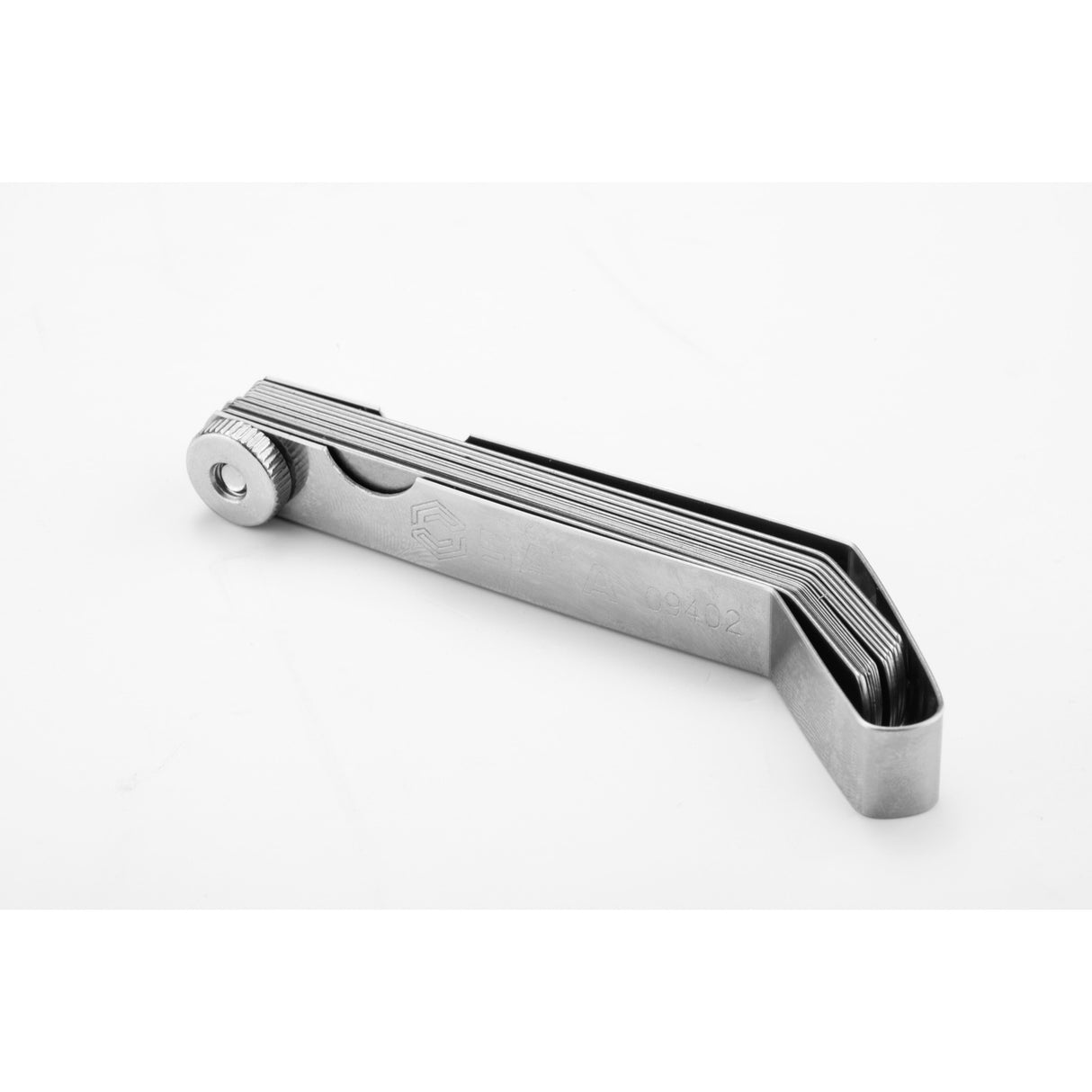 Set Calibrador Espacio Feeler mm Curvo 0.05-1.00mm 16Pzs Sata