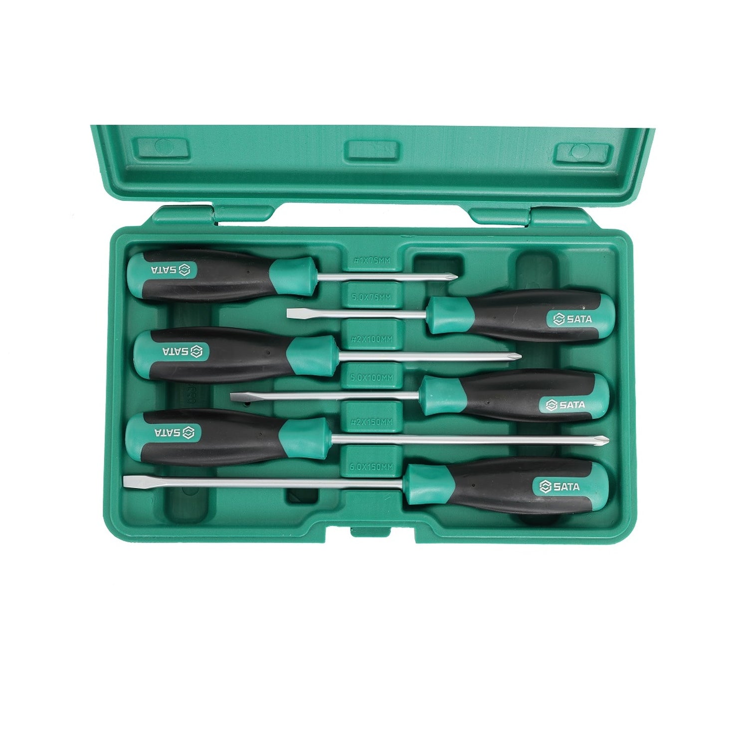 Juego Destornillador Phillips Paleta SerieA 6Pzs Sata