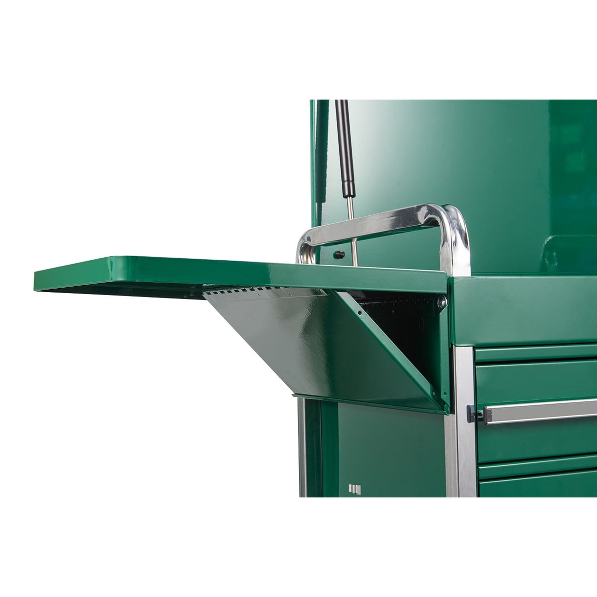 Carro Metálico Mesa Lateral 2 Cajones y Baúl 1336x416x94mm Sata