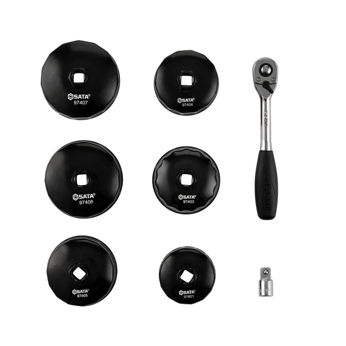 Juego Llave Extractores Filtro Aceite 8Pzs Sata