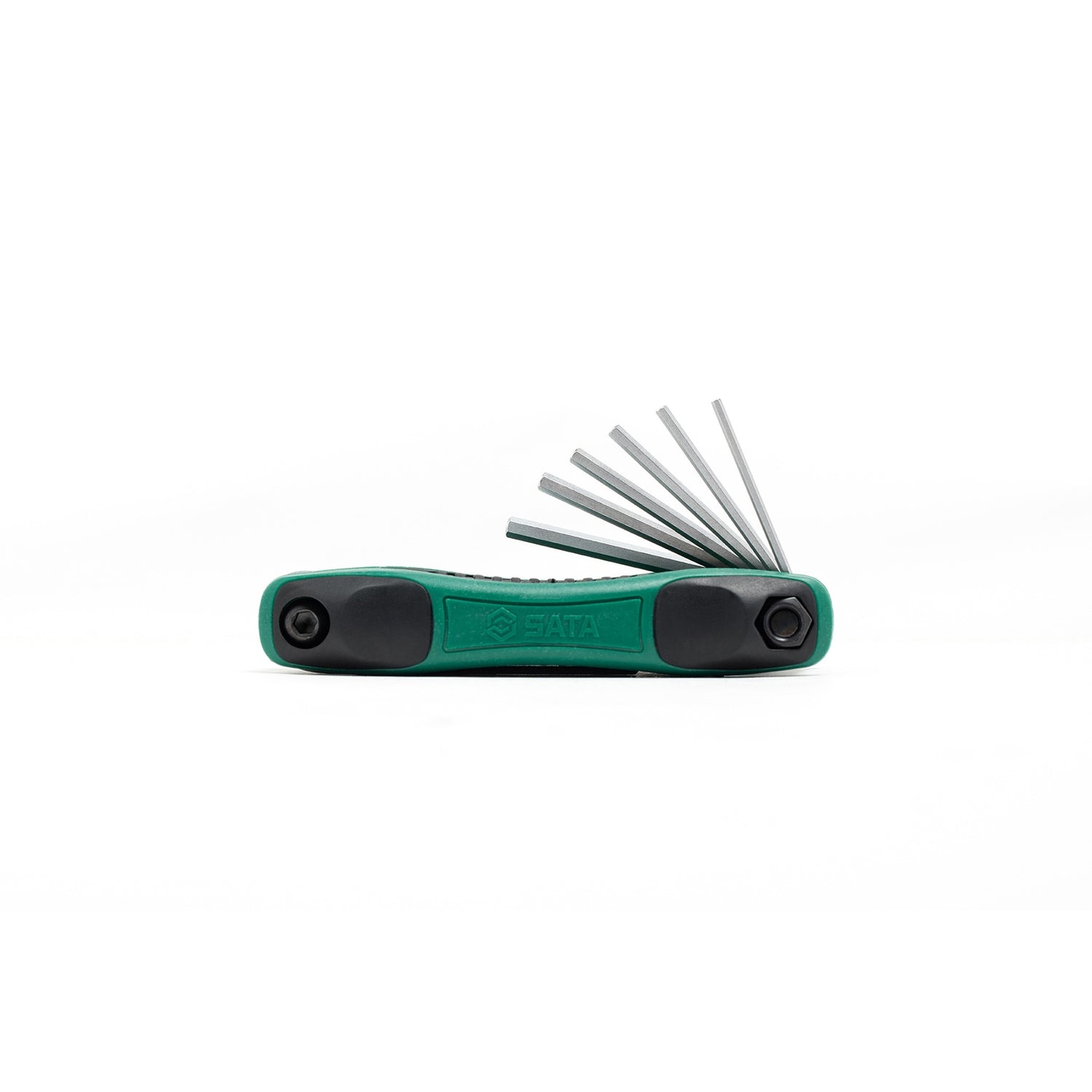 Juego Llaves Allen Plegable pulg 9Pzs Sata