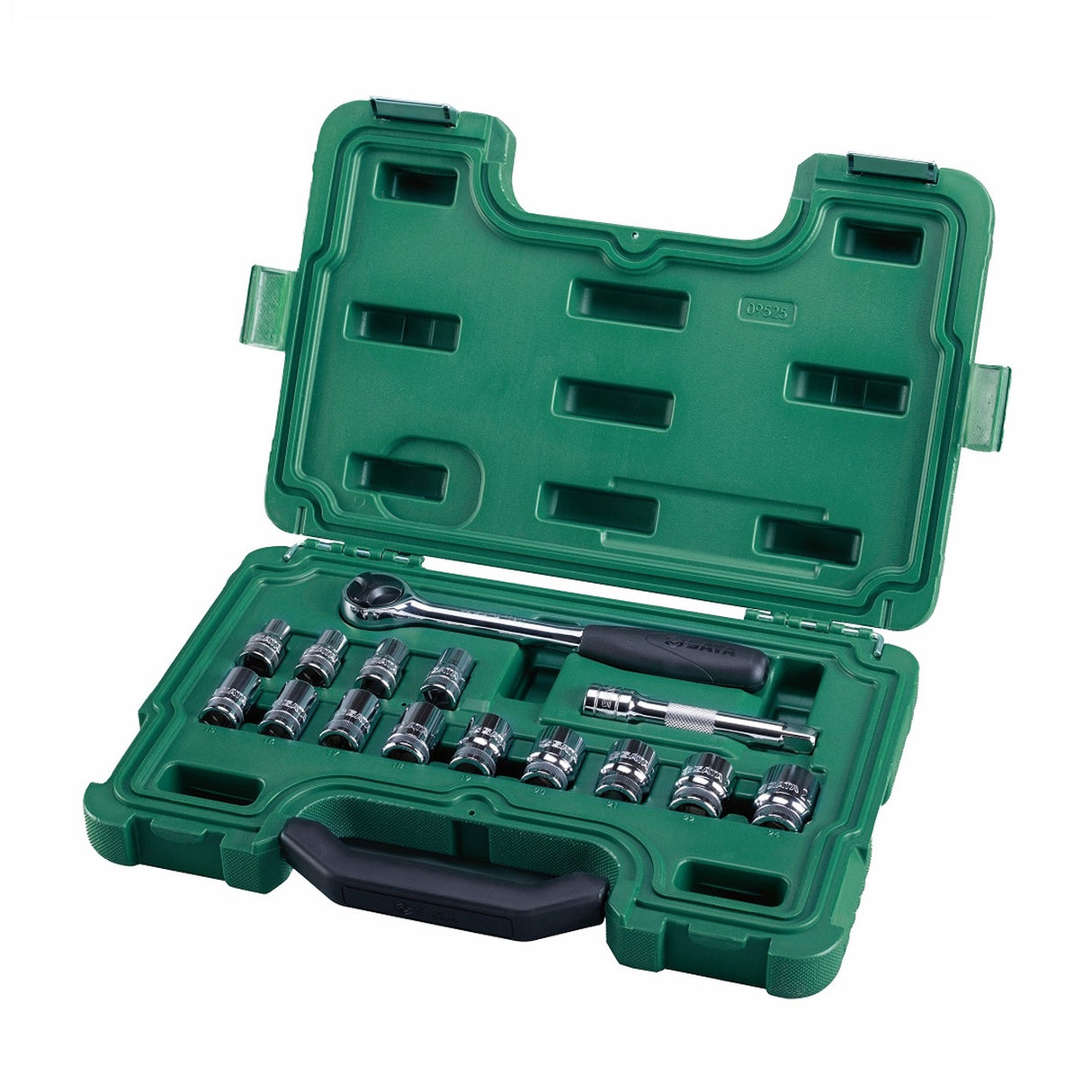 Juego Dados Hexagonal 1/2" 10-24mm 15Pzs Sata