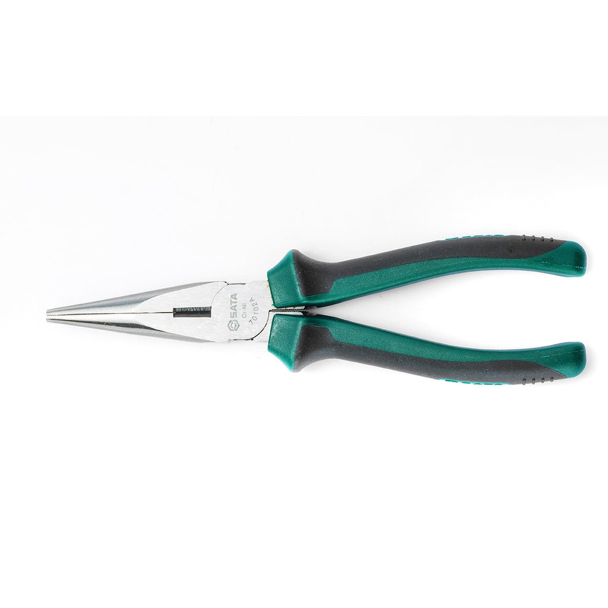Alicate Punta Media Caña Corte Lateral Sata