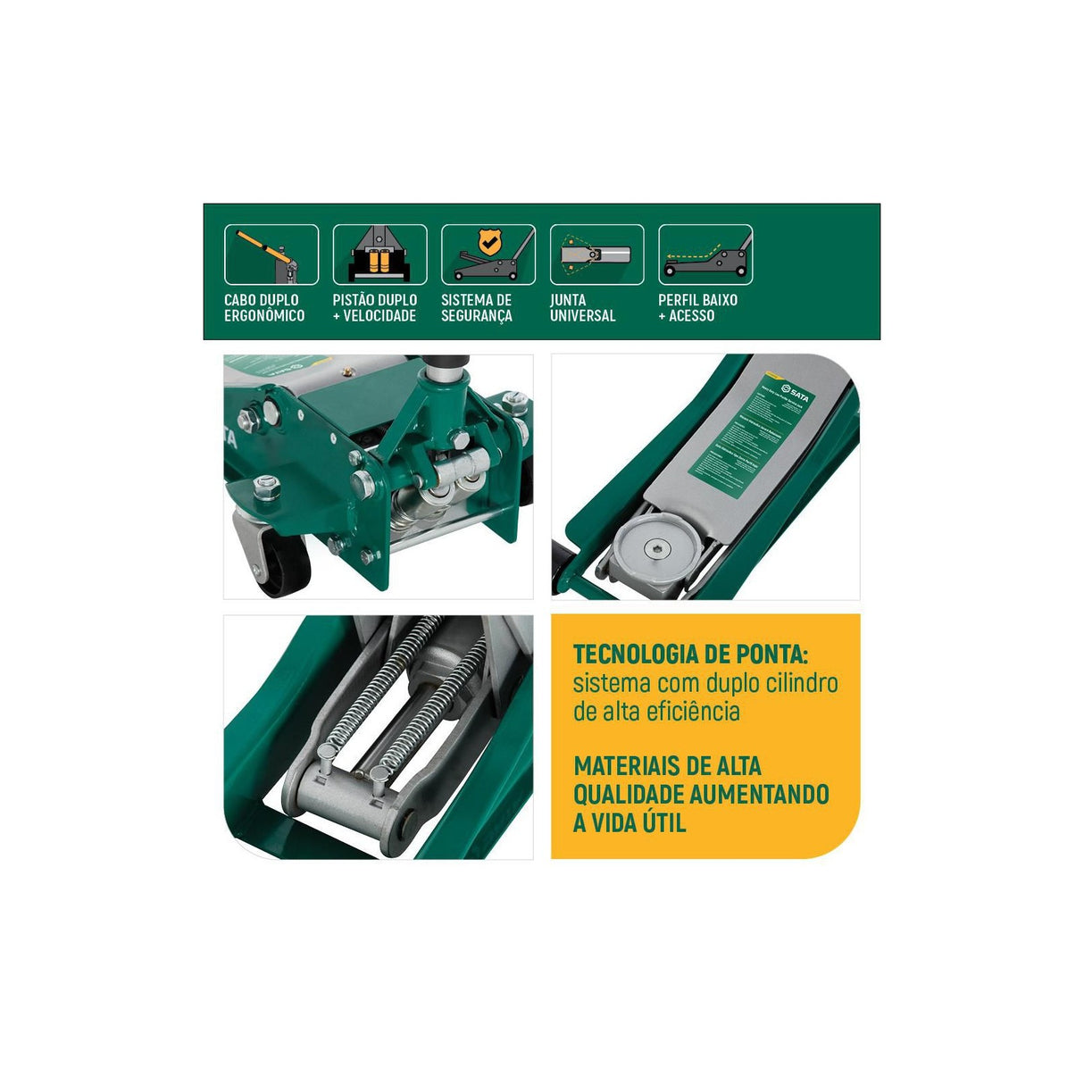 Gata Caimán Perfil Bajo Sata