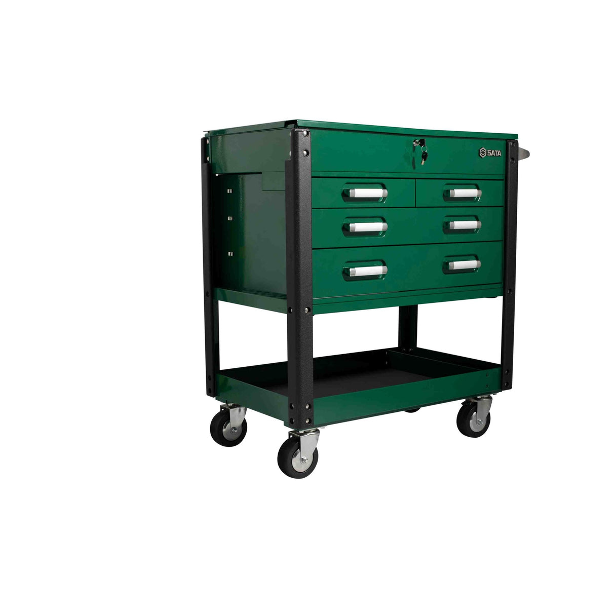 Carro Metálico Con 4 Cajones 2 Bandejas 89x535x113mm Sata