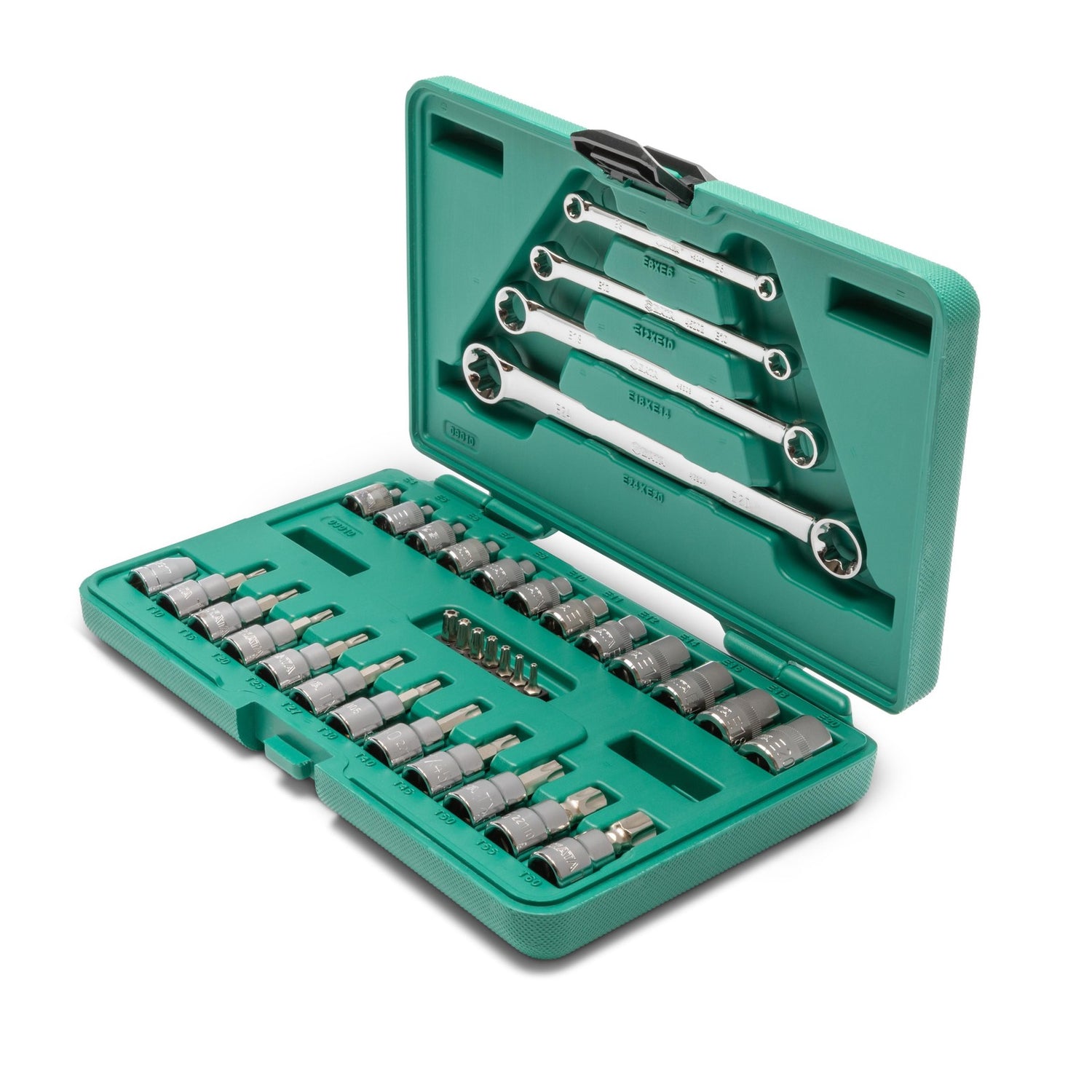 Juego Dados Torx 1/4"-3/8" 10-60m 35Pzs Sata