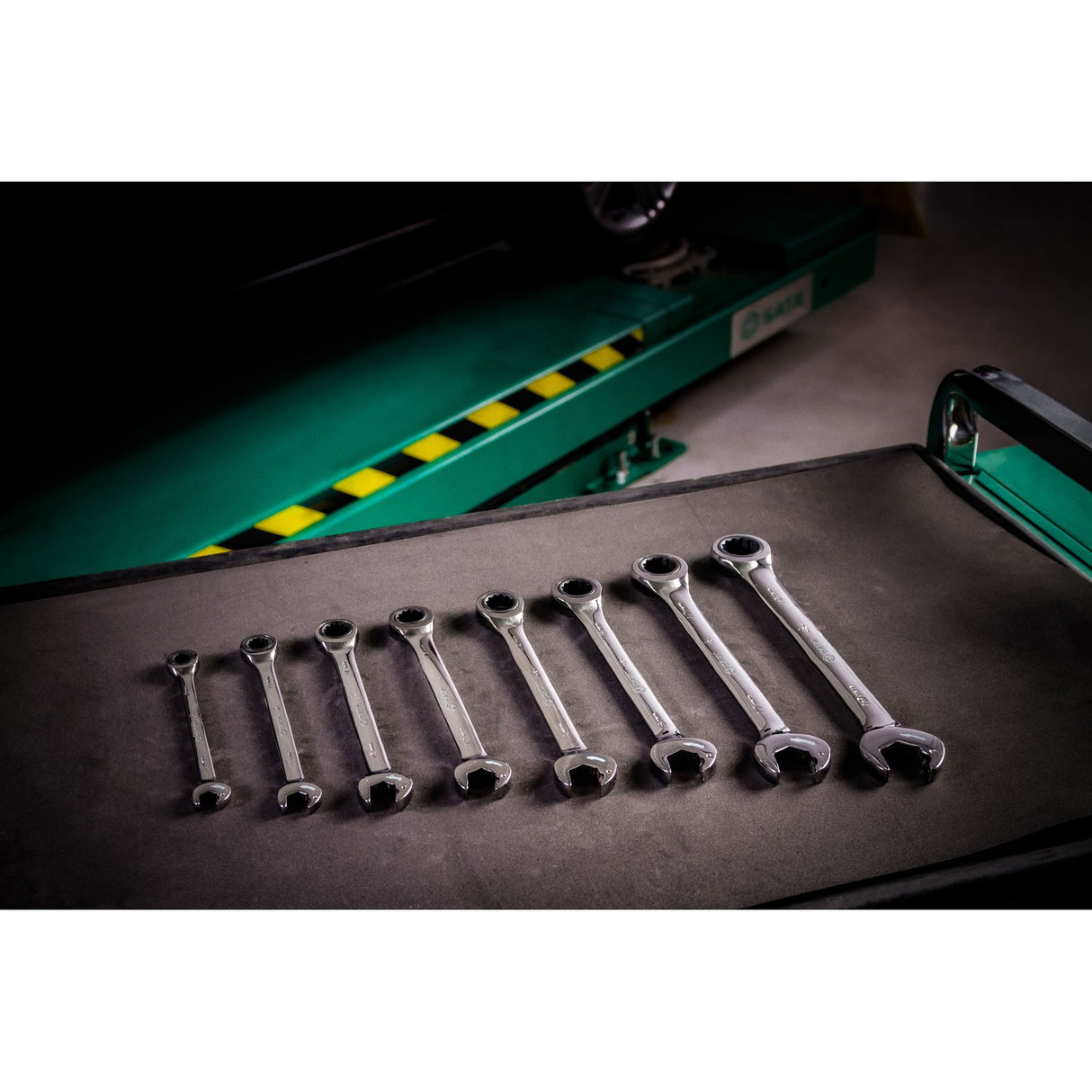 Juego Llaves Chicharra Combinada 8-18 7Pzs Sata