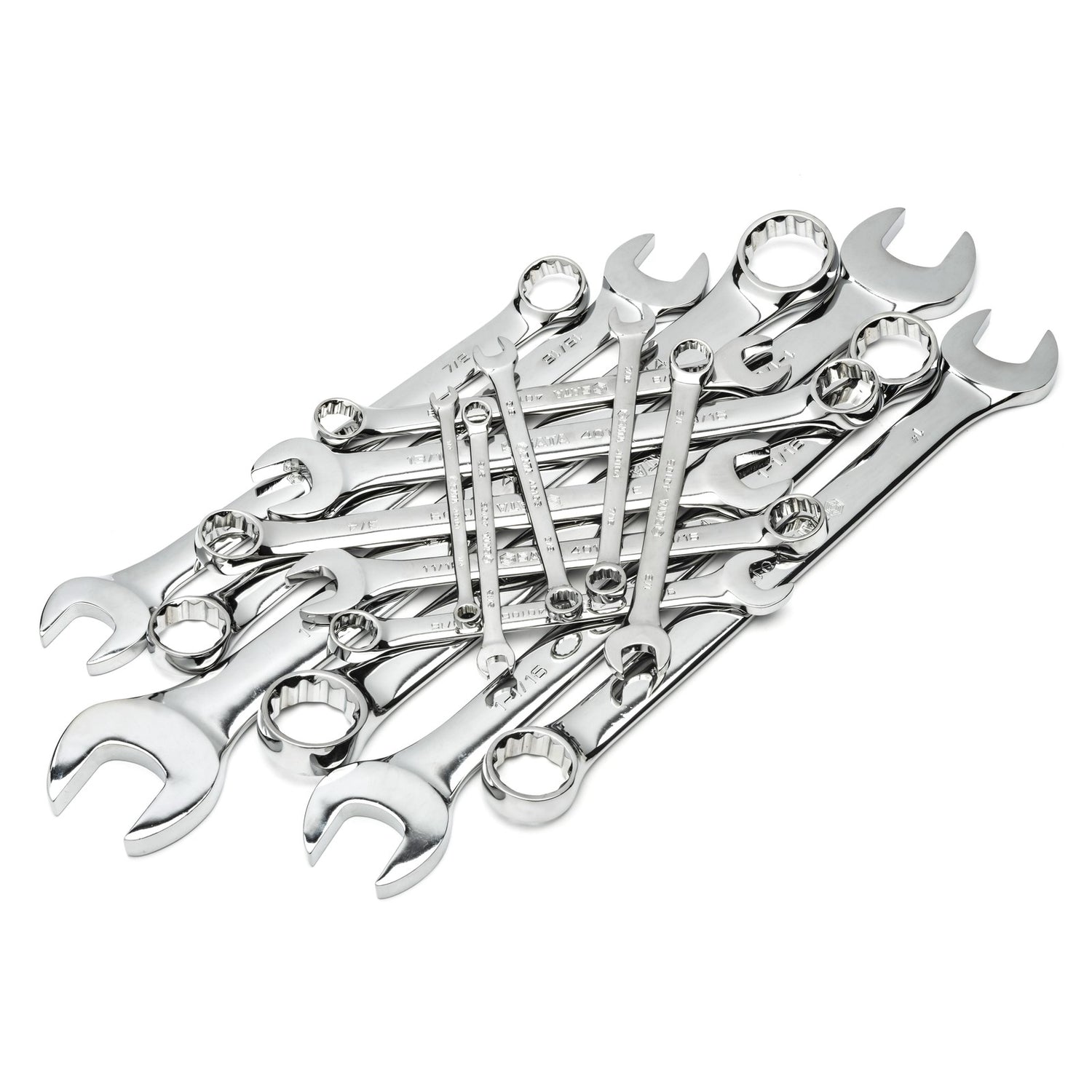 Juego Llaves Punta Corona 1/4"-1.1/4" 16Pzs Sata
