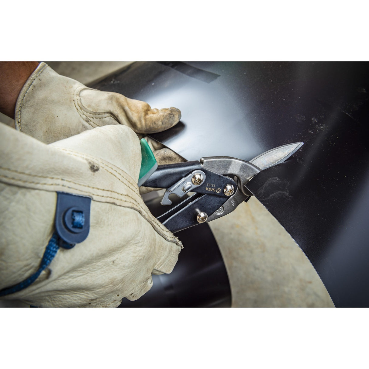 Tijera Cortar Lata Para Aviación Derecha Sata