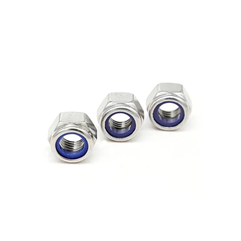 Tuerca Hexagonal Inoxidable AISI 304 con Seguro Nylon UNC SafeMax