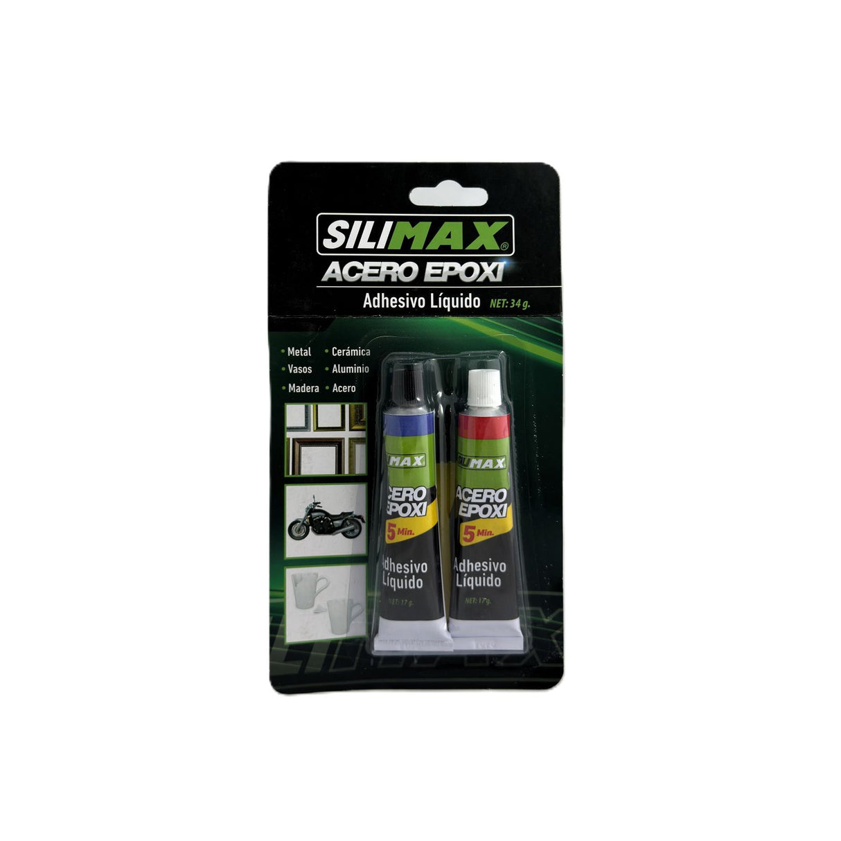 Adhesivo Epóxico Acero Líquido 2K SiliMax