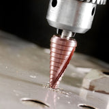 Broca Fresa Escalonada HSS Titanio 4 mm Diager