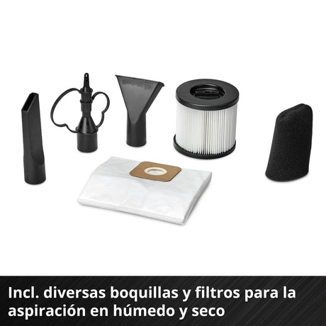 Aspiradora Polvo y Agua Inalámbrica 18V 10 L TP-VC 18/10 Solo Einhell - detalle 2