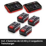 Kit Cortacésped Inalámbrico 2x18V 47 cm 65 L GP-CM 36/47 S 4x4,0Ah Einhell - detalle 4