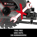 Sierra Circular Inalámbrica 18V 184 mm 7-1/4 Pulg TE-CS 18/190 Solo Einhell - detalle 4