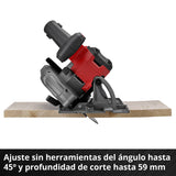 Sierra Circular Inalámbrica 18V 165 mm TP-CS 18/165 Solo Einhell - detalle 7